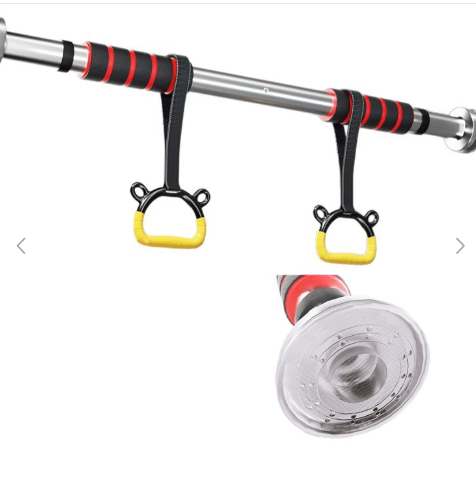 Bandas elásticas ajustables tipo «push-up» con barra de hierro y cuerda de tensión para press de banca; equipo de entrenamiento de fuerza para pecho y brazos