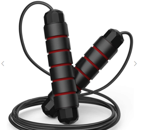 Cuerda de saltar de alta velocidad y sin enredos, con cable de acero y rodamientos de bolas; ideal para gimnasio, fitness y ejercicio en casa; ayuda a estilizar la figura.