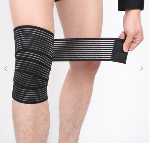 Venda deportiva autoadhesiva de alta elasticidad para compresión y soporte; protección para muñeca, rodilla, tobillo y pierna.